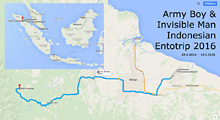 1 - mapa cesty - Sumatra 